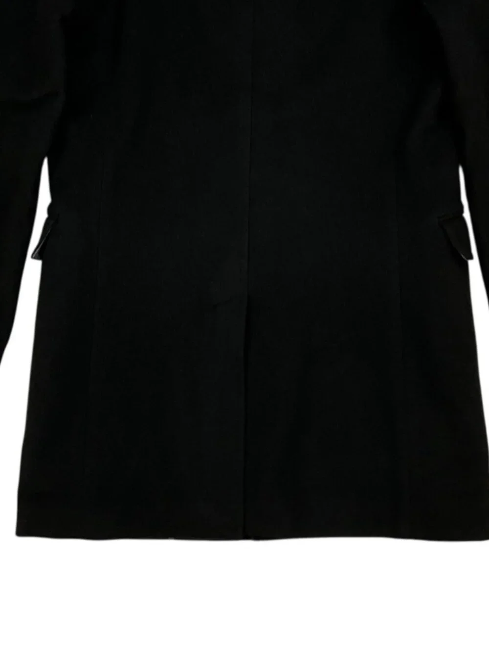Banana Republic Wool Car Coat M Black Mid Length Fall